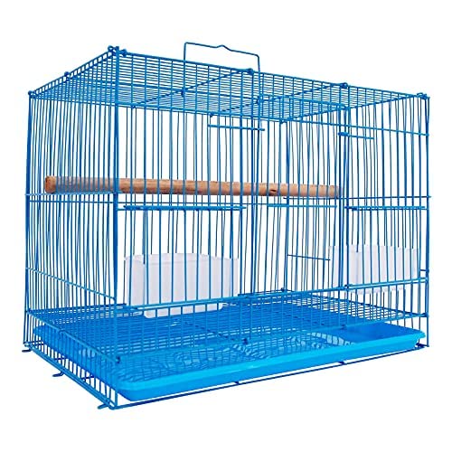 ANIMAUX 15INCH ( 1.25 FEET ) IMPORTED BIRD CAGE FOR LOVE BIRDS,FINCHES & RABBIT
