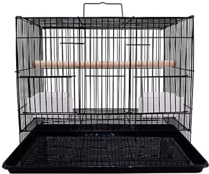 ANIMAUX 15INCH ( 1.25 FEET ) IMPORTED BIRD CAGE FOR LOVE BIRDS,FINCHES & RABBIT